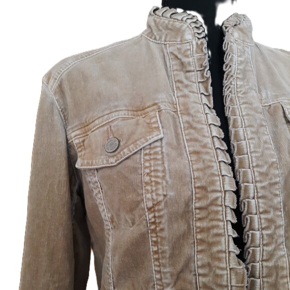 Vintage Chico's Corduroy Jacket Steam Punk - Picture 2 of 7